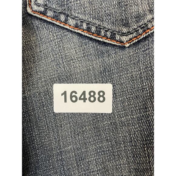 Ecko Unltd Jeans Mens 30x32 Blue Straight Leg‎ Regular Fit Mid Rise Patch Work - Picture 13 of 13